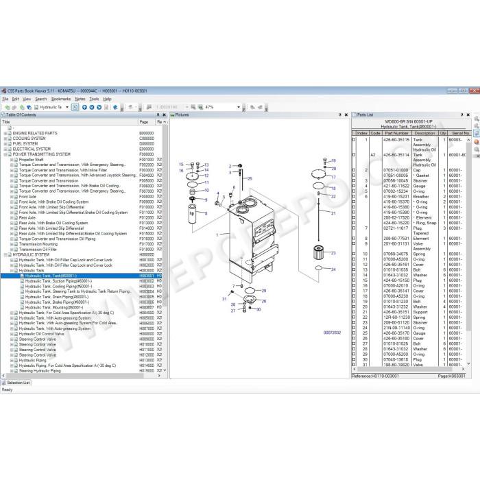 Komatsu Japan Wheel Loader EPC parts catalog 2021