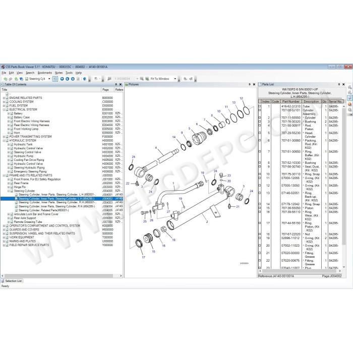 Komatsu Japan Wheel Loader EPC parts catalog 2021