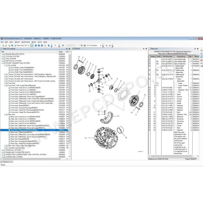 Komatsu Japan Wheel Loader EPC parts catalog 2021