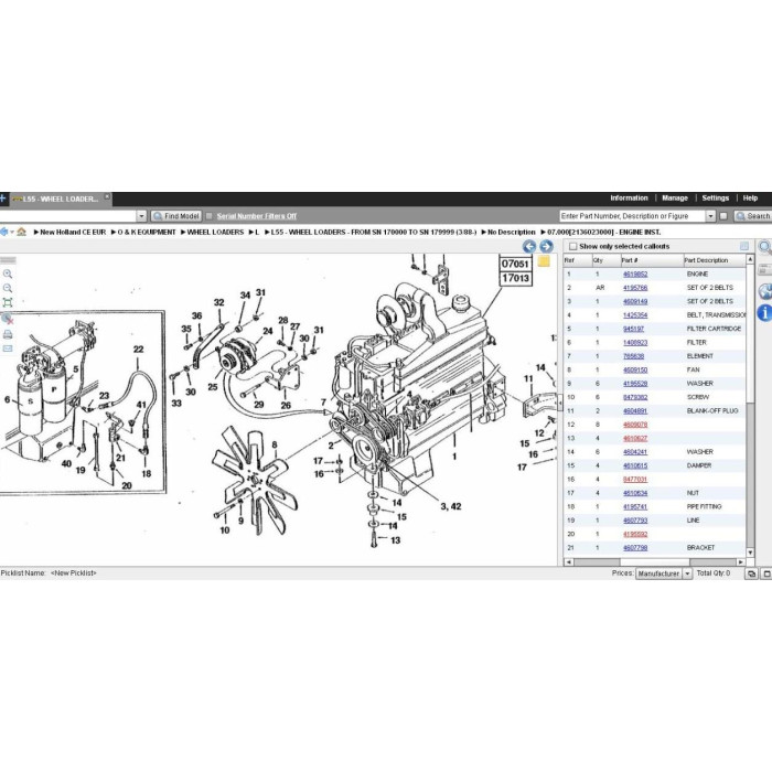 New Holland CE Construction Europe EPC parts catalog 2013
