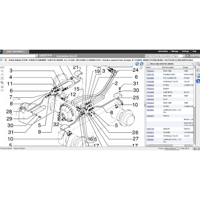 New Holland CE Construction Europe EPC parts catalog 2013
