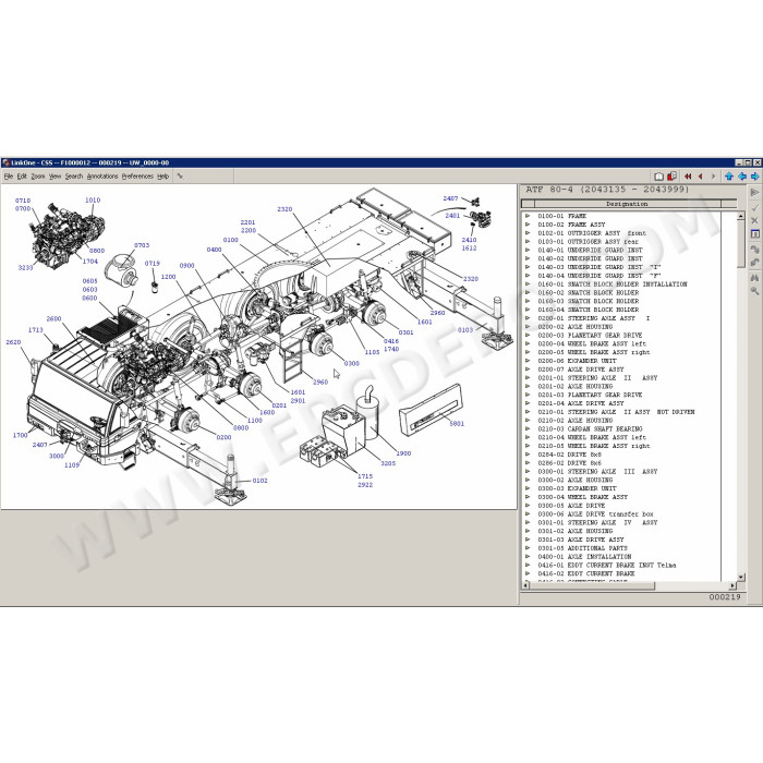 Tadano Crane EPC spare parts catalog 2021