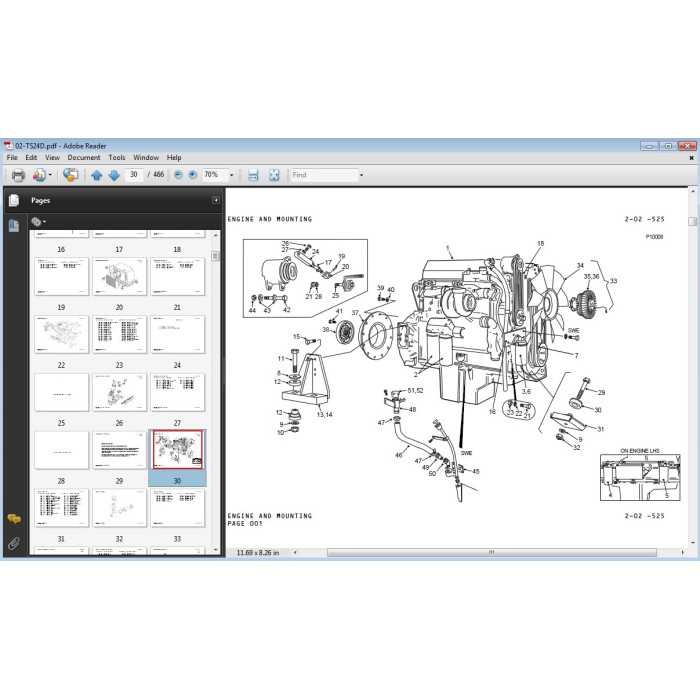 Terex Truck / Scraper spare parts catalog + service manuals