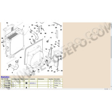 Terex / Fermec Backhoe Loader 820 860 880 970 980 epc spare parts catalog