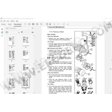 Terex Excavator HR20 HR22 HR31 HR32 HR42 parts catalog