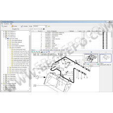 Terex Excavator TC15, TC16, TC20, TC25, TC29, TC35, TC37, TC48, TC50, TC60, TC75, TC125 EPC spare parts catalog