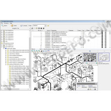 Terex Excavator TC15, TC16, TC20, TC25, TC29, TC35, TC37, TC48, TC50, TC60, TC75, TC125 EPC spare parts catalog