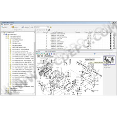 Terex Excavator TC15, TC16, TC20, TC25, TC29, TC35, TC37, TC48, TC50, TC60, TC75, TC125 EPC spare parts catalog