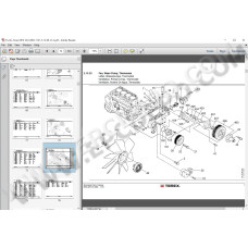 Terex Hydraulic Loading Machine MHL320 spare parts catalog