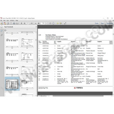 Terex Hydraulic Loading Machine MHL320 spare parts catalog