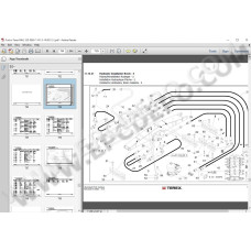 Terex Hydraulic Loading Machine MHL320 spare parts catalog