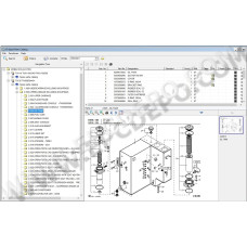 Terex Mobile Excavator TW70 TW85 TW110 spare parts catalog
