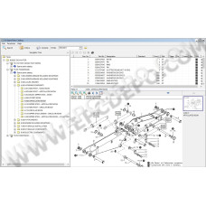 Terex Mobile Excavator TW70 TW85 TW110 spare parts catalog