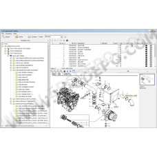 Terex Mobile Excavator TW70 TW85 TW110 spare parts catalog
