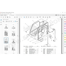 Terex Rough Terrain Crane RT1120 spare parts manual