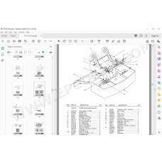 Terex Rough Terrain Crane RT130 spare parts manual