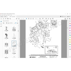 Terex Rough Terrain Crane RT300-1 spare parts manual