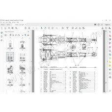 Terex Rough Terrain Crane T500-1 spare parts manual
