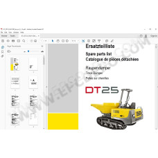 Wacker Neuson Dumper EPC spare parts catalog