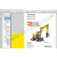 Wacker Neuson Excavator EPC spare parts catalog