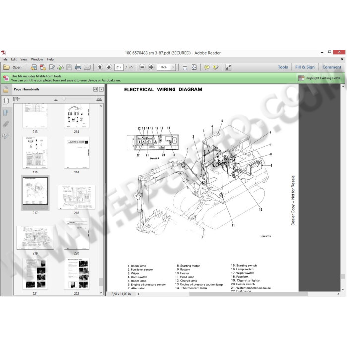 BOBCAT EXCAVATORS SERVICE & REPAIR MANUALS