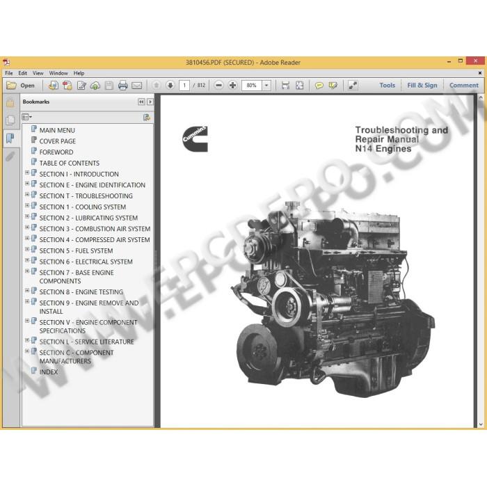 CUMMINS ENGINES SERVICE & REPAIR MANUALS