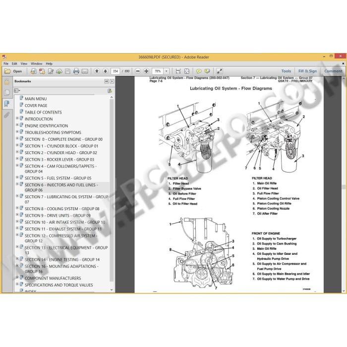 CUMMINS ENGINES SERVICE & REPAIR MANUALS