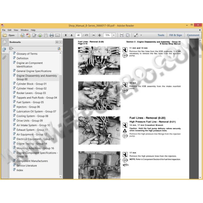 CUMMINS ENGINES SERVICE & REPAIR MANUALS
