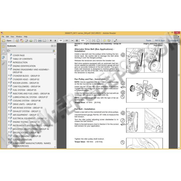 CUMMINS ENGINES SERVICE & REPAIR MANUALS