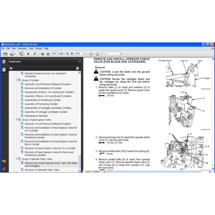Hitachi Wheeled Excavator Zaxis ZX140W-3 parts manual + workshop service manual