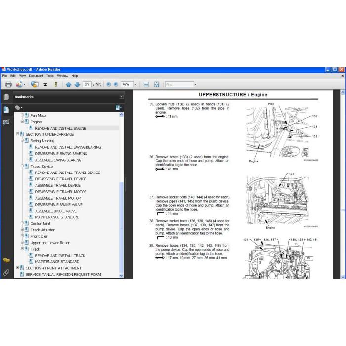 Hitachi Excavator Zaxis ZX450-3 ZX450LC-3 ZX470H-3 ZX470LCH-3 ZX500LC-3 ZX520LCH-3 service manual