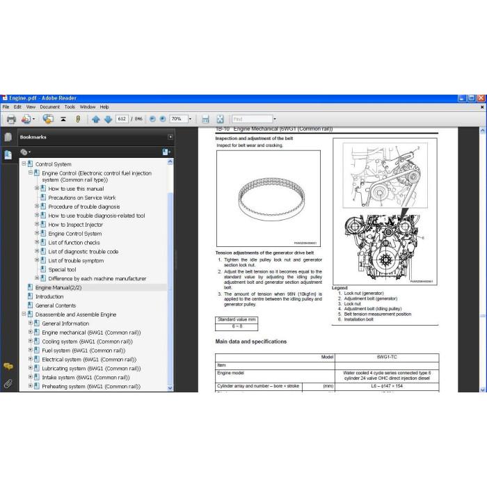 Hitachi Excavator Zaxis ZX450-3 ZX450LC-3 ZX470H-3 ZX470LCH-3 ZX500LC-3 ZX520LCH-3 service manual