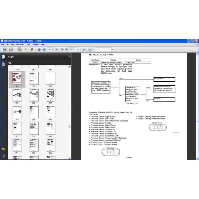 Hitachi Excavator Zaxis ZX850-3 ZX850LC-3 ZX870H-3 ZX870LCH-3 service manual