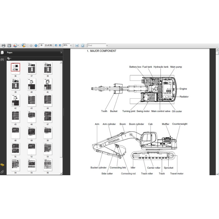 Hyundai Crawler Excavator R210LC-9 service manual
