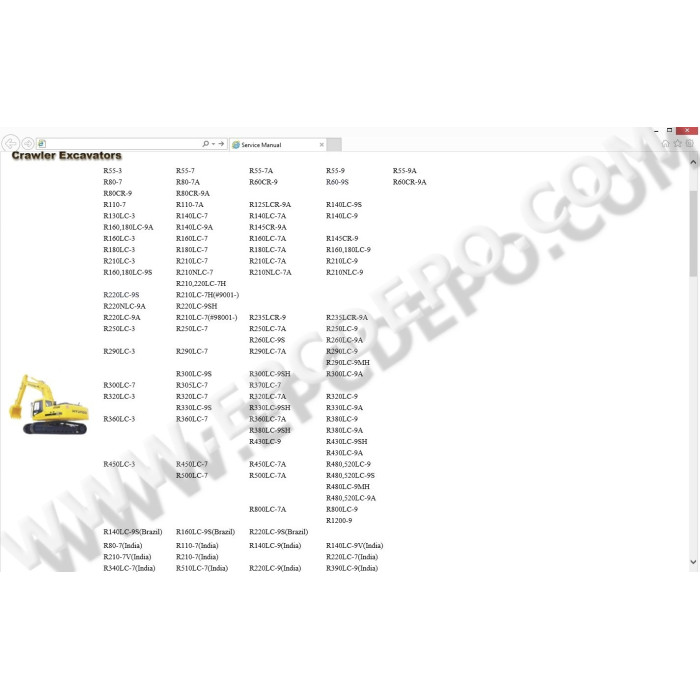 HYUNDAI CONSTRUCTION CE SERVICE & REPAIR 2015