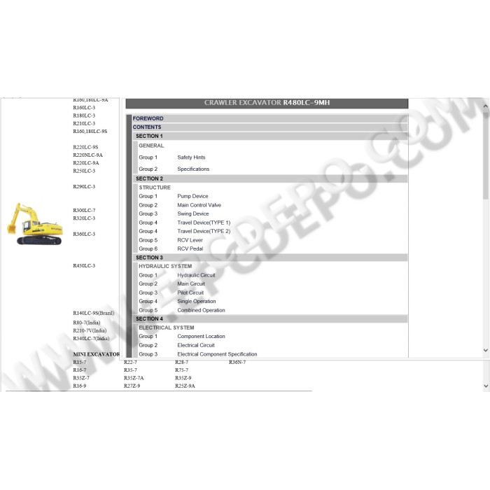 HYUNDAI CONSTRUCTION CE SERVICE & REPAIR 2015