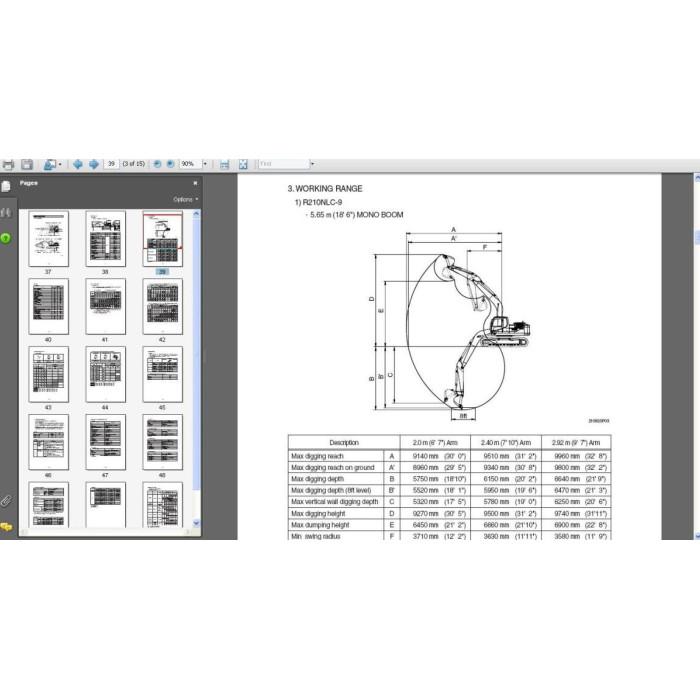 Hyundai Crawler Excavator R210NLC-9 service manual