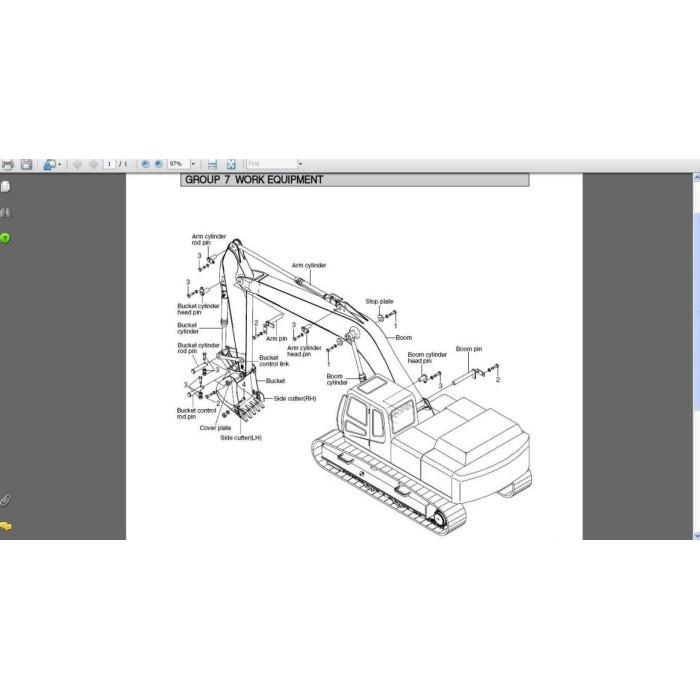 Hyundai Crawler Excavator R305LC-7 service manual