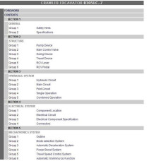 Hyundai Crawler Excavator R305LC-7 service manual