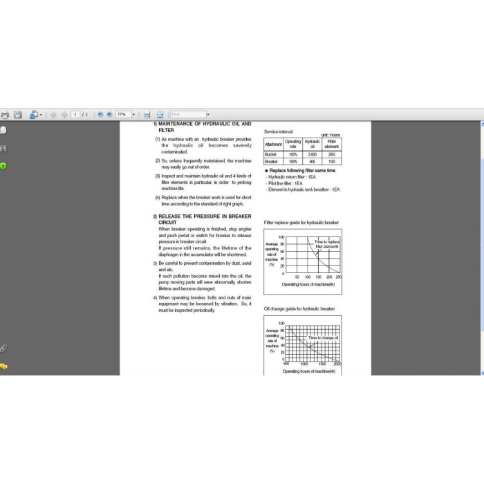 Hyundai Crawler Excavator R55-7 R55-7A service manual