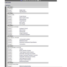 Hyundai Crawler Excavator R80-7 R80-7A service manual