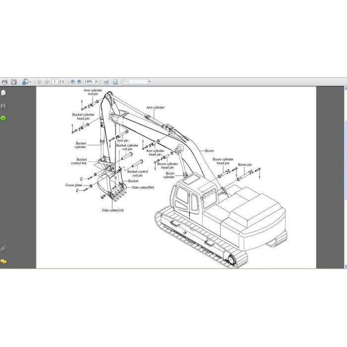 Hyundai Crawler Excavator R800LC-7A service manual