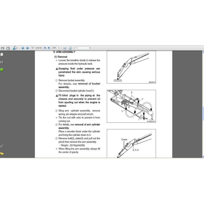 Hyundai Crawler Excavator R800LC-7A service manual