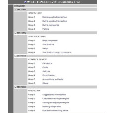 Hyundai Wheel Loader HL720-3 service & operator manual