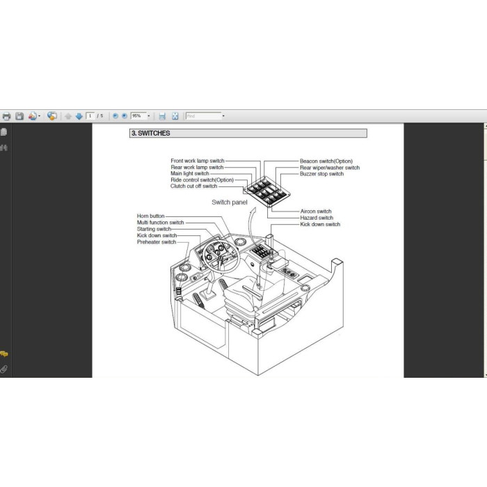 Hyundai Wheel Loader HL720-3 service & operator manual