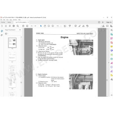 Kawasaki Wheel Loader 115Z3 parts + service manual