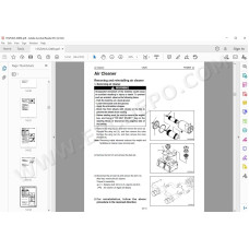 Kawasaki Wheel Loader 135Z5 parts + service manual