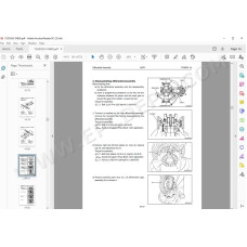 Kawasaki Wheel Loader 135Z5 parts + service manual