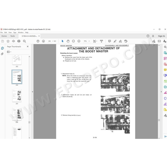 Kawasaki Wheel Loader 60Z2 workshop service manual