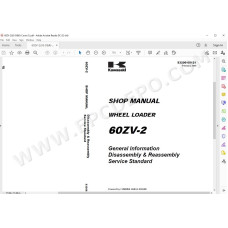 Kawasaki Wheel Loader 60Z5-2 parts + service manual